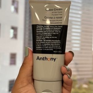 Anthony "shave cream" all skin types 3 oz inner seal as pictured never used will